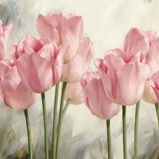 Схема вышивки «тюльпаны»