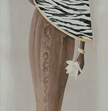 Схема вышивки «девушка»