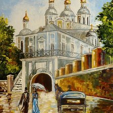 Схема вышивки «храм»