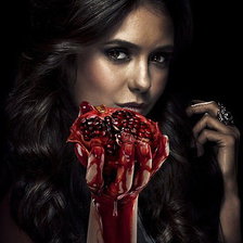 Схема вышивки «Девушка с гранатом»