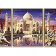 Схема вышивки «Тадж-Махал.»