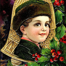 Схема вышивки «старинная открытка»