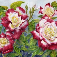 Схема вышивки «цветы»