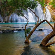 Схема вышивки «водопад»