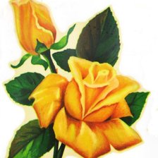 Схема вышивки «роза»