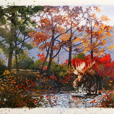 Схема вышивки «пейзажи родины»