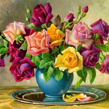 Схема вышивки «шикарный букет»