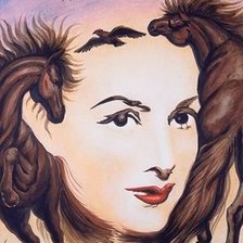 Схема вышивки «женский образ»