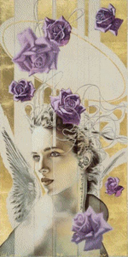 женский образ Мануэля Нуньеса - живопись, женский образ, люди, девушка - предпросмотр