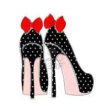 Схема вышивки «туфельки»