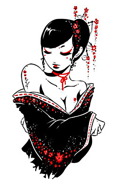 Гейша - япония, гейша - оригинал