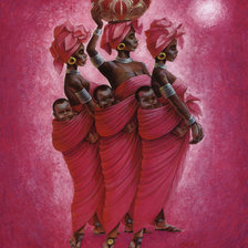 Схема вышивки «Африканские мотивы»