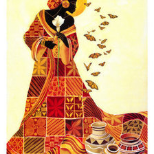 Схема вышивки «Африканка»