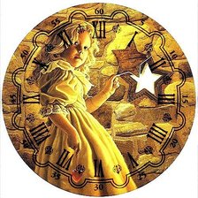 Схема вышивки «Часы»