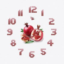 Схема вышивки «Часы»