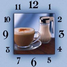 Схема вышивки «Часы»