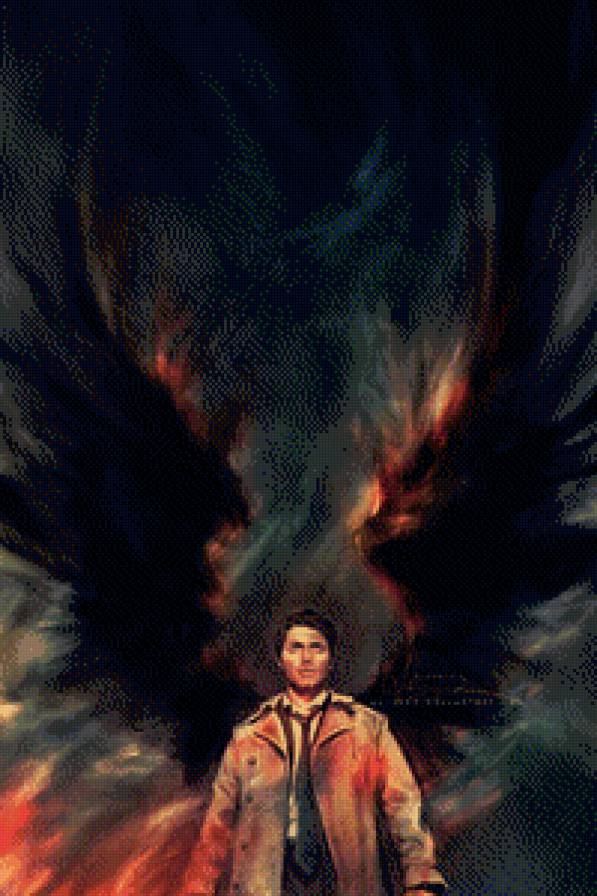 Ангел Кастиэль - фильм, сериал, сверхъестественное, ангел - предпросмотр