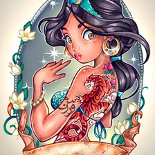 Схема вышивки «Жасмин»