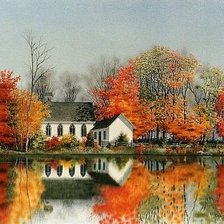 Схема вышивки «Осень»