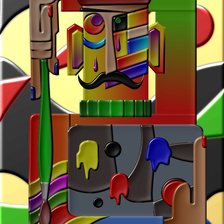 Схема вышивки «Художник»