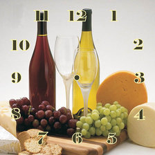 Схема вышивки «Часы»