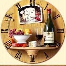 Схема вышивки «Часы»