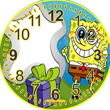 Схема вышивки «Часы»