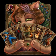 Схема вышивки «Гадалка»