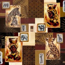 Схема вышивки «Африканские мотивы»