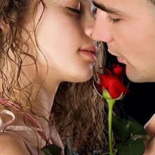 Схема вышивки «Он и Она»