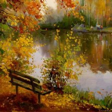 Схема вышивки «осень»