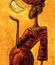 Схема вышивки «Африканка»