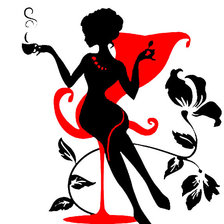 Схема вышивки «Силуэт»