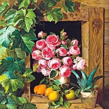 Схема вышивки «Цветочный натюрморт»