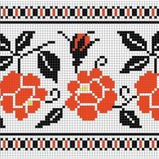 Схема вышивки «косметичка»