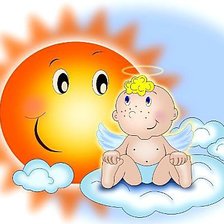 Схема вышивки «Солнечный ангелок»