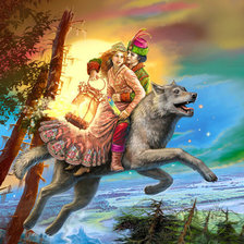 Схема вышивки «Иван царевич»