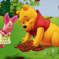 Схема вышивки «Винни Пух и все, все, все»