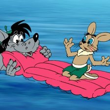 Схема вышивки «Ну, погоди!»