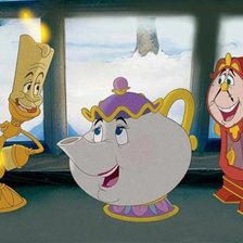 Схема вышивки «Красавица и чудовище»