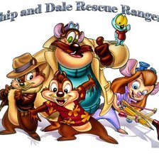 Схема вышивки «Чип и Дейл»