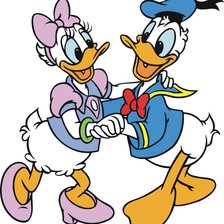 Схема вышивки «Дональд Дак»