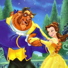 Схема вышивки «Красавица и Чудовище»