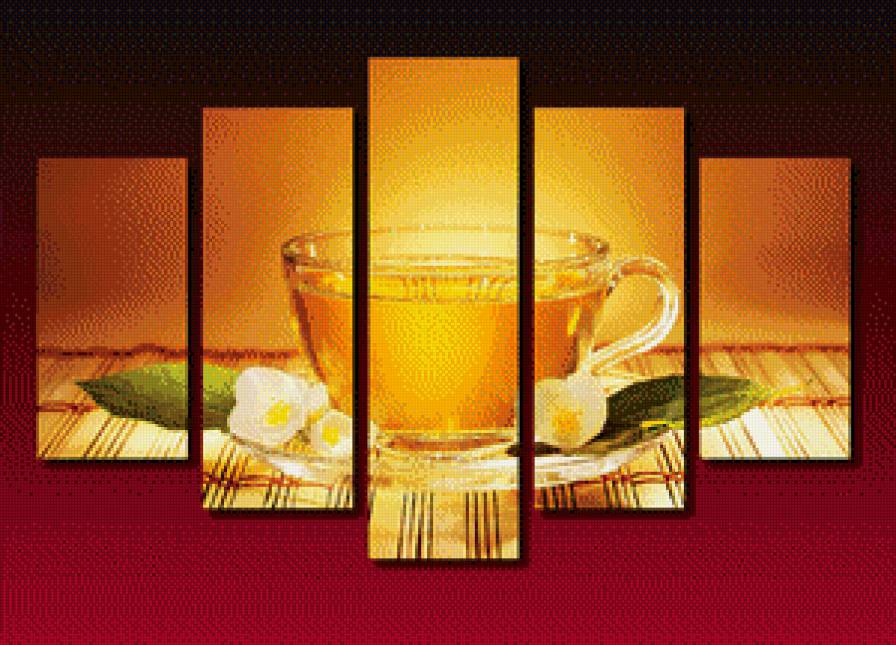 на кухню ТРИПТИХ - кухня, триптих, чай - предпросмотр