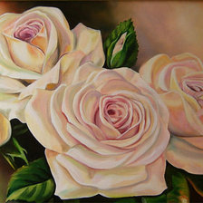 Схема вышивки «розы»