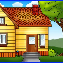 Схема вышивки «Дом»