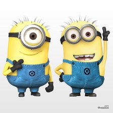 Схема вышивки «Миньоны»