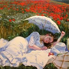 Схема вышивки «Серия "Она"»