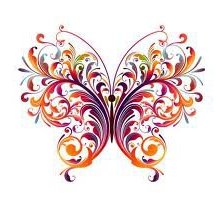 Схема вышивки «ажурная бабочка»