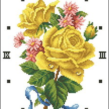 Схема вышивки «Часы»